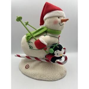 2012 Hallmark Jingle Pals Swooshin Duo Animated Snowman With Music Christmas